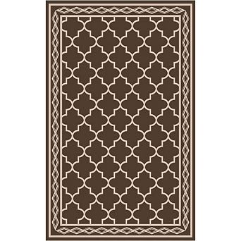 Fashionwu Outdoor Reversible Plastic Straw Waterproof Easy to Clean Area Rug for Picnic Balcony Deck