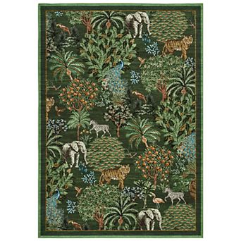 Fashionwu Modern Home Decor Animal Living Room Easy to Clean Stain Resistant Area Rug for Bathroom