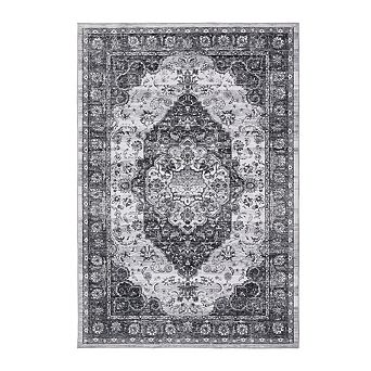 Fashionwu Living Room Print Low Pile Stain Resistant Thin Soft Area Rug for Bedroom Kitchen Laundry