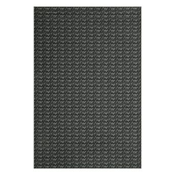 Soft Low-Pile Washable Rug, Non-Slip & Non-Shedding, Modern Braided Print for Living Room, Bedroom