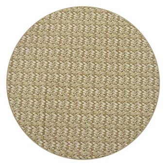 Soft Low-Pile Washable Rug, Non-Slip & Non-Shedding, Modern Braided Print for Living Room, Bedroom