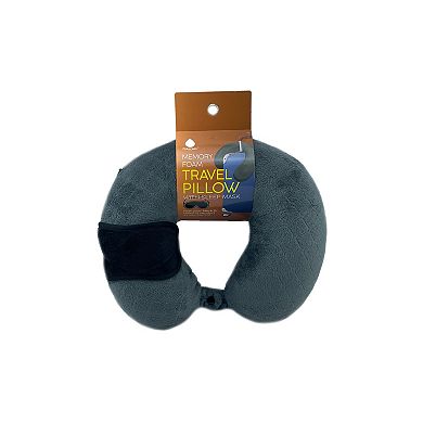 Ultimate Travel Essentials Bundle Wireless Earbuds, Purtag Tracker & Memory Foam Travel Pillow Set