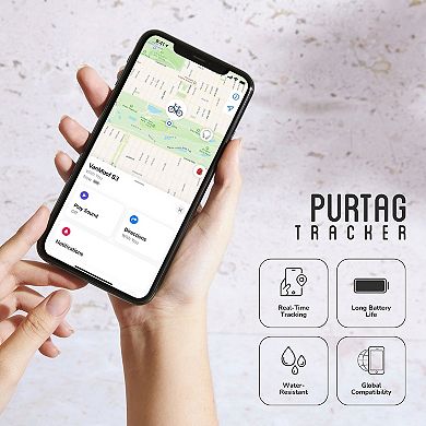 Smart Travel Set: Electric Luggage, Purtag Tracker & Memory Foam Pillow