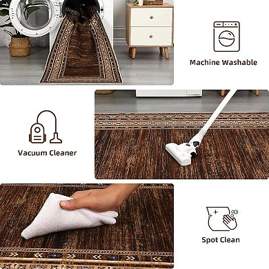 Area Rugs for Bedroom, Machine Washable Soft Throw Rugs, Non Slip Carpet