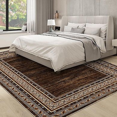 Area Rugs for Bedroom, Machine Washable Soft Throw Rugs, Non Slip Carpet