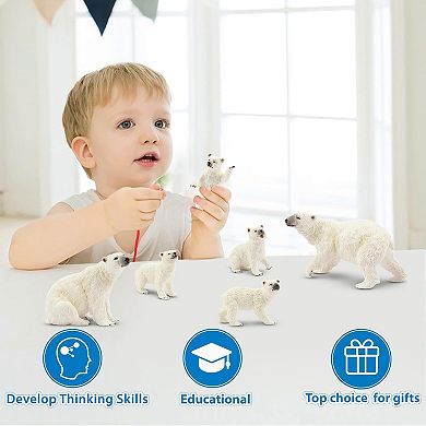 Polar bear plush toy