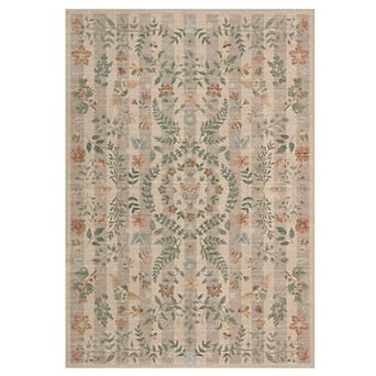Vintage Floral Butterfly Area Rugs