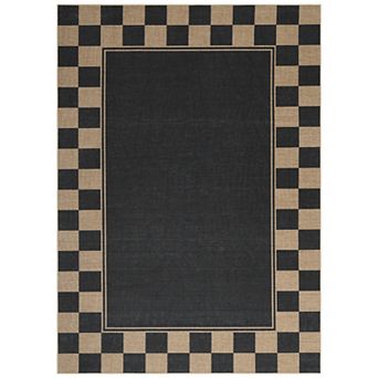 Modern Geometric Block Area Rugs Slip Resistant and Stain Hiding