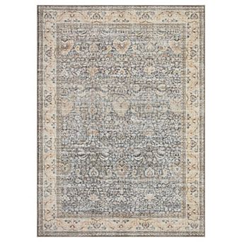 Vintage Floral Print Indoor Area Rugs