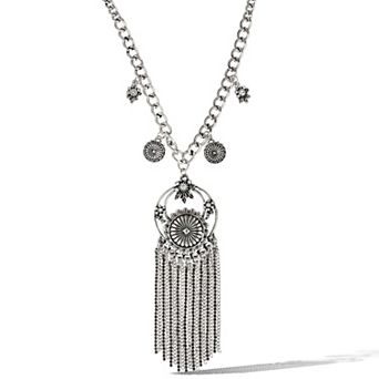 JS Jessica Simpson Dreamcatcher Pendant Necklace