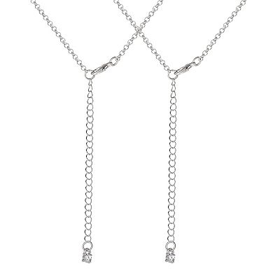 Peanuts Snoopy Woodstock BFF 2 Piece Necklace Set 16" Officially Licensed