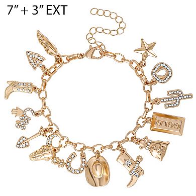 JS Jessica Simpson 20th Anniversary Charm Bracelet