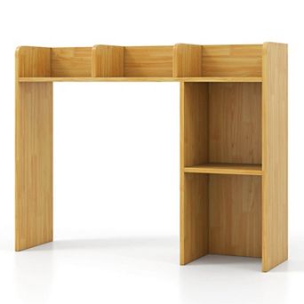 Costway Desk Bookshelf Desktop Storage Organizer Display Shelf Rack Dorm Office