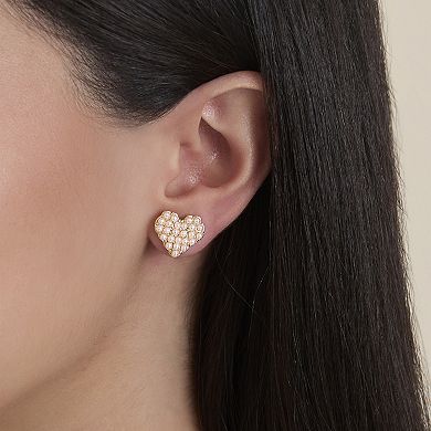 JS Jessica Simpson Pearl Stud Earring Set of 3