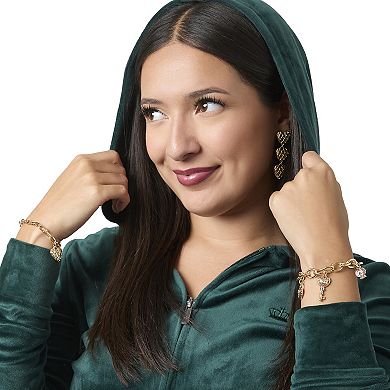 Juicy Couture Triple Heart Drop Earrings