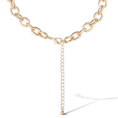 JS Jessica Simpson Triple Heart Statement Necklace