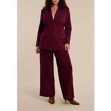 ELOQUII Women's Plus Size The Ultimate Stretch Nipped Waist Blazer