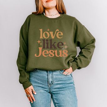 Love Like Jesus Stars - Women's Graphic Sweatshirt