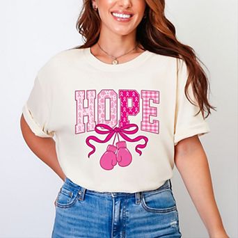 Hope Boxing Gloves - Women's Garment Dyed Graphic T-Shirt