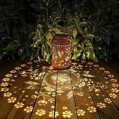Solar Powered Hummingbird Garden Lanterns Outdoor Waterproof Hanging Decor