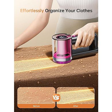 2 in 1 Rechargeable Fabric Shaver with LED Display and Type C Fast Charging