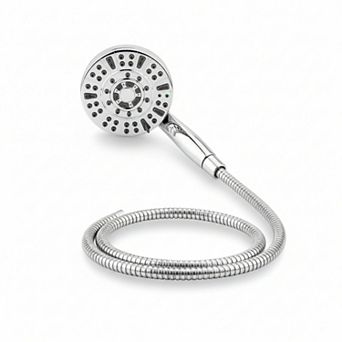 High Pressure Hand Held Shower Head 10 Functions with Hose and Metal Bracket