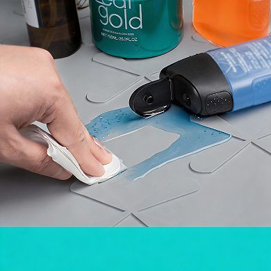 34" x 22" Leak-Proof Silicone Kitchen Sink Mat, Stain & Scratch Guard, Easy Clean