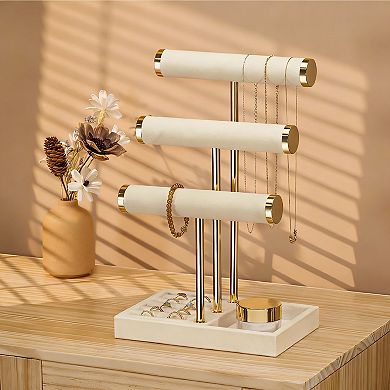 Jewelry Display - Velvet & Gold