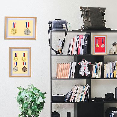 Medal Display Case, 2 Medal Display Frame Picture Frame