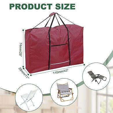 Folding Table Storage Bag Waterproof Folding Chair Storage Bag with Handle