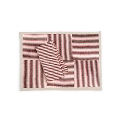 Fieldline Hand Block Printed Cotton Placemats Set of 4