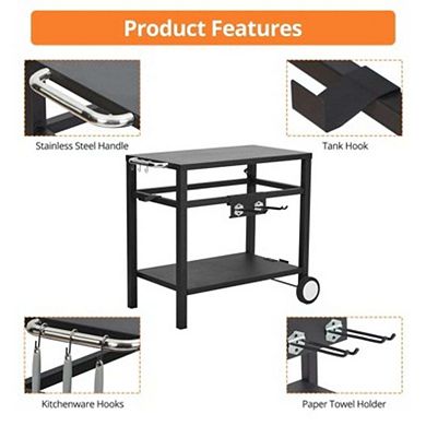 Heavy-Duty Stainless Steel Table & Commercial Kitchen Stand with 1000 lb Capacity