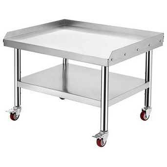 Commercial Stainless Steel Table & Heavy-Duty Equipment Stand with 1000 lb Capacity