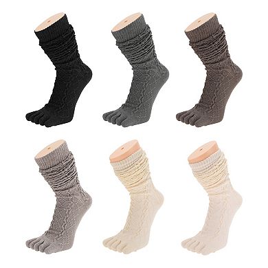 Soft Five Toe Socks Warmth Socks for Women 1 Pair