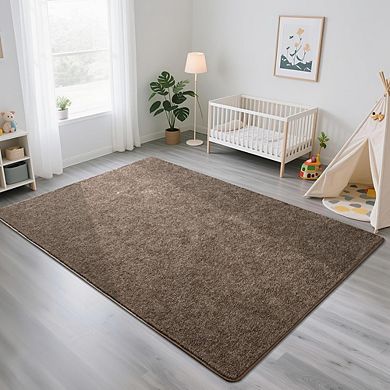 4x6 Memory Foam Area Rug Soft, Low-Pile, Non-Slip, Washable Indoor Rug