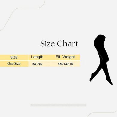 2pcs Women's Sheer Pantyhose with Abstract Leaf Line Pattern