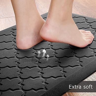 Cushioned Anti-Fatigue Kitchen Mats Waterproof Non-Skid 2pc