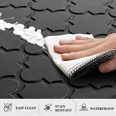 Cushioned Anti-Fatigue Kitchen Mats Waterproof Non-Skid 2pc