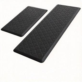 Cushioned Anti-Fatigue Kitchen Mats Waterproof Non-Skid 2 pc