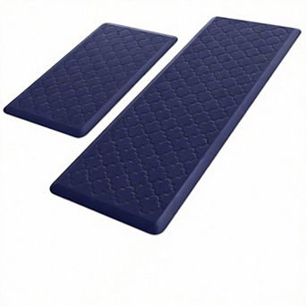 Cushioned Anti-Fatigue Kitchen Mats Waterproof Non-Skid 2 pc