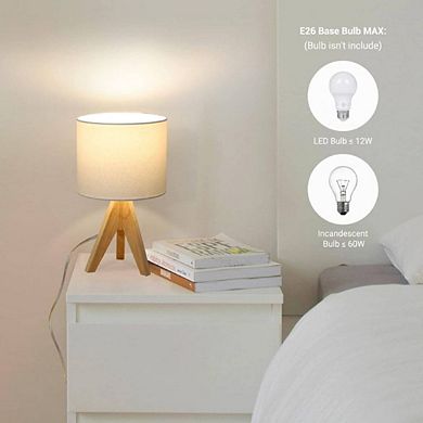 Wooden Desk Lamp With Tripod