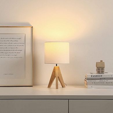 Wooden Desk Lamp With Tripod