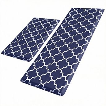 Cushioned Anti-Fatigue Kitchen Mats Waterproof Non-Skid 2 pc
