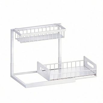 Under Sink Organizer Pull Out 2 tier Storage Drawer 2 pc