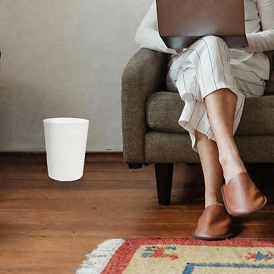 2pack Slim Trash Can for Compact Spaces Bathroom Office Bedroom 1.8 gal / 6.8 L