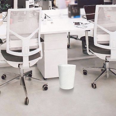 2pack Slim Trash Can for Compact Spaces Bathroom Office Bedroom 1.8 gal / 6.8 L