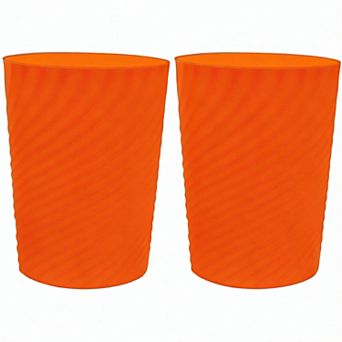 2pack Slim Trash Can for Compact Spaces Bathroom Office Bedroom 1.8 gal / 6.8 L