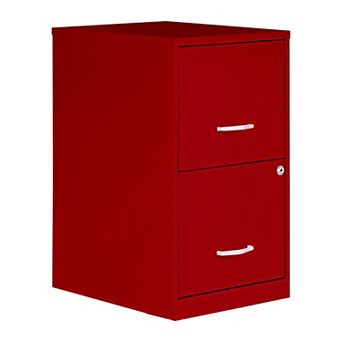 2-Drawer Locking File Cabinet Steel Pre-Assembled Space-Saving Office