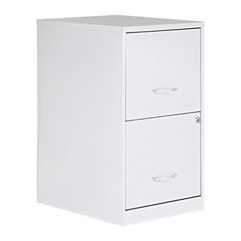 2-Drawer Locking File Cabinet Steel Pre-Assembled Space-Saving Office