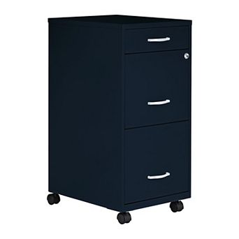 3-Drawer Mobile File Cabinet